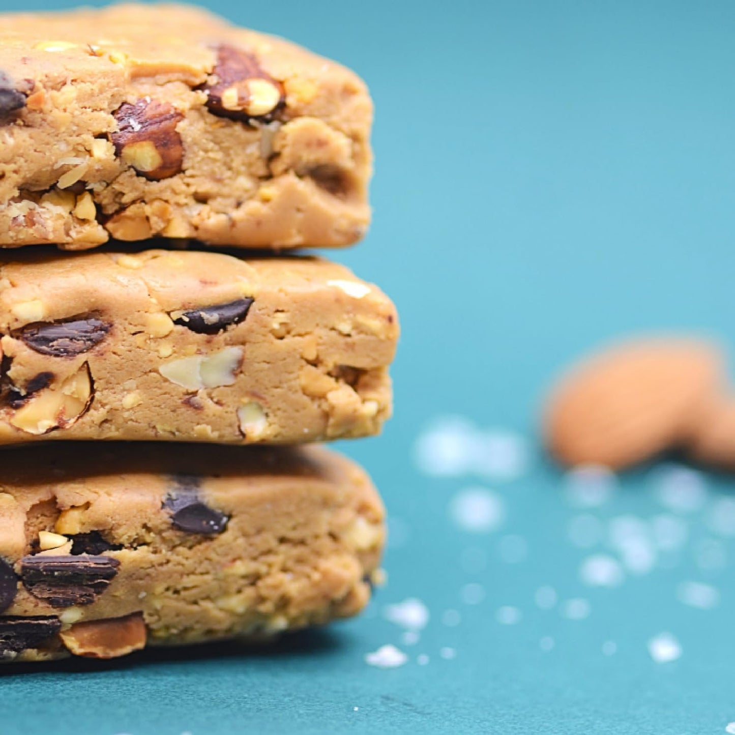 - Plant Based Keto Protein Bars - Low Carb - 50G X18-7.3G Protein, 5.6G Fibre, 5.1 Carbs - Palm Oil, Dairy and Gluten Free Snack Bar - Almond Salted Caramel