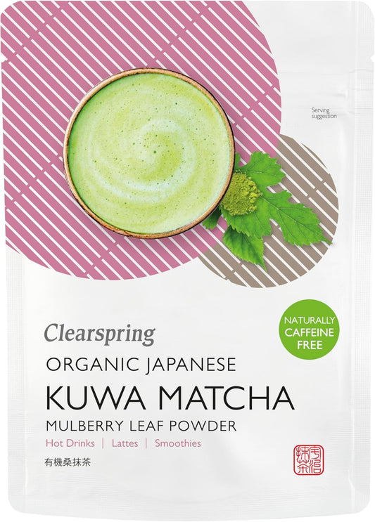 Organic Japanese Kuwa Matcha - Caffeine Free Mulberry Leaf Powder 40G
