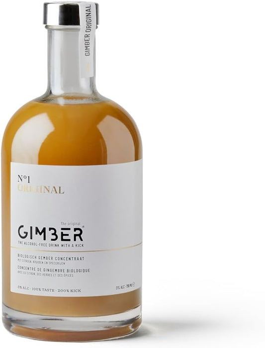 Organic Ginger Concentrate 700 Ml | Alcohol-Free Organic Drink Made from Ginger, Lemon and Herbs | Premium Ginger Essence
